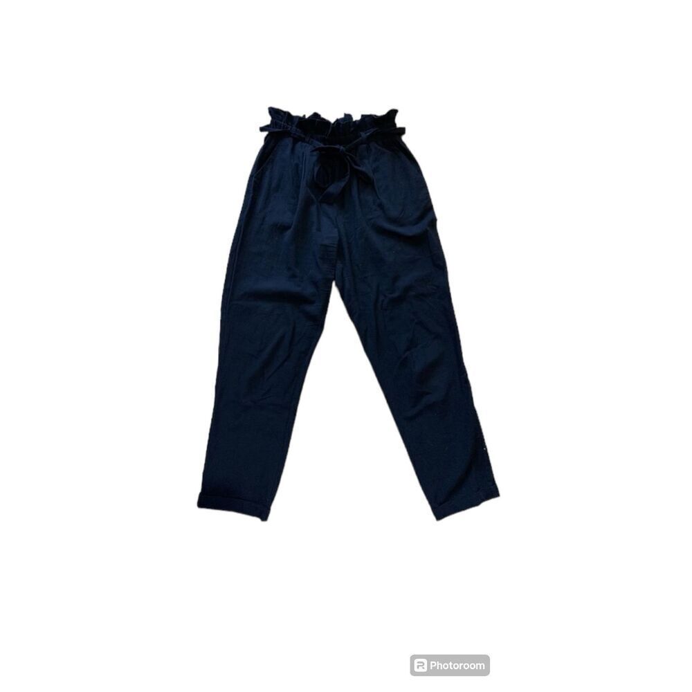 Favlux Fashion Women’s Casual Flowy Pants Black Size Small Elastic Waist